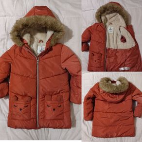 Fleece Lined Waterproof warm Padded Coat