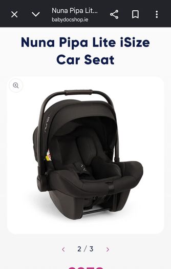 Nuna Pipa Lite Lx Infant Car Seat