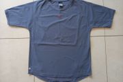 Nike Mens SPHERE DRY Running T-Shirt Large Grey &amp; Orange