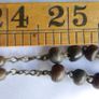 Antique  Rosary necklace pendant L-26" Image 8