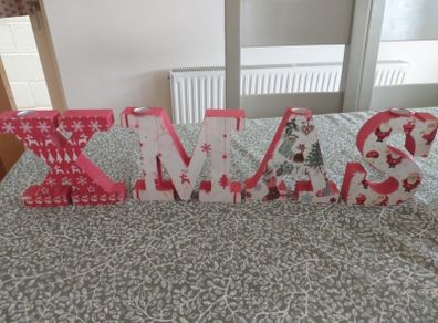 Christmas candle holder decor