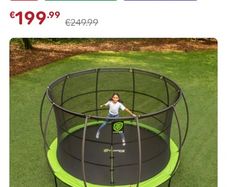 Trampoline 12ft Round Thorpe Trampoline and ladder