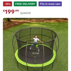 Trampoline 12ft Round Thorpe Trampoline and ladder