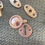 Vintage Brass Door Knobs, Door Stopper, Door and Blind Hook  Key Hoke cover - Misc Bundle Image 7
