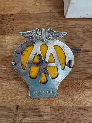 Vintage Car Badges - AA