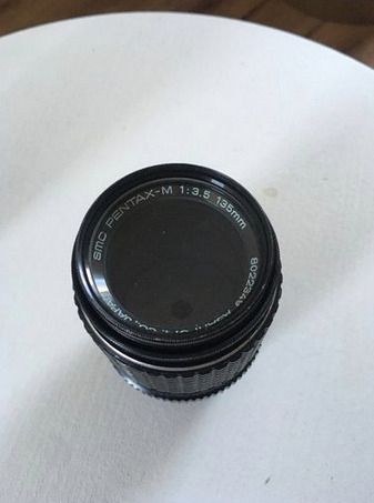 Pentax 35mm camera and lens