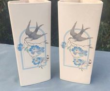 A pair of vintage IL Coccio vases