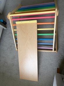 Foldable Climbing frame with ladder and slide