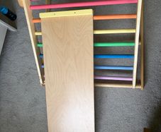Foldable Climbing frame with ladder and slide