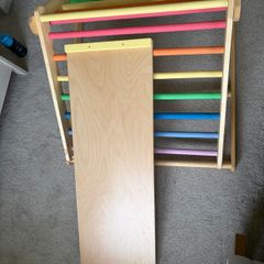 Foldable Climbing frame with ladder and slide