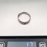 Vintage Sterling Silver Heart Ring, Full British Hallmarks Image 9