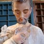 Vintage Large Holy Statue Image 5