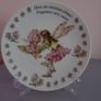 Flower fairy plate, Home decor,Ornaments,Sweet pea fairy,Gift Image 2