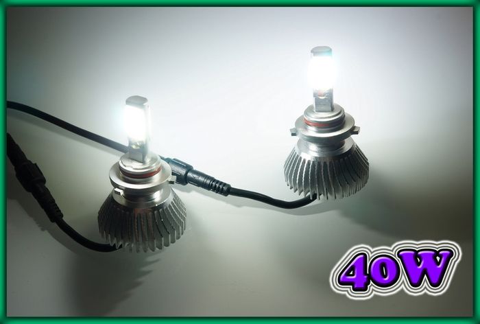 Led Headlight, Foglight Bulbs 40w 6000k Very Bright - H1, H4, H7, H8, H11, 9005, 9006