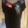 H&M Black sequin top size M UK16 EU44 Postage included Image 2
