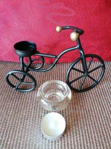 Wrought Iron Bicycle (Tea Light Candle Holder)