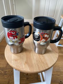 M&M Collectible Travel Mugs x 2