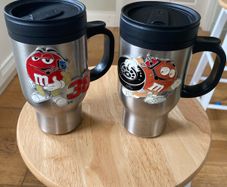 M&M Collectible Travel Mugs x 2