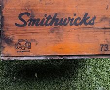old beer bottles box