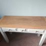 Two Tone Vanity / Console Table / Desk Image 2