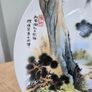 Japanese Hand Painted Plate & Stand Image 5