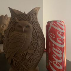 3d printed Owl Vase
