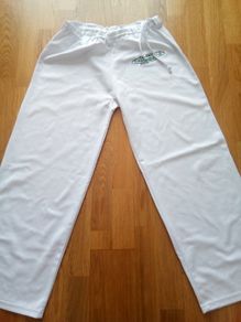 Martial arts Capoeira white bottoms