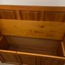Wooden storage bench Image 2