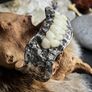 1 Set of Teeth Silver Bangle Weird Odd Unusual Image 2