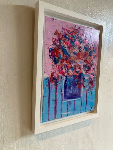Original Painting Irish Abstract Floral Original Floral Painting Original Art contemporary Irish art