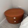 Pair of Beautiful Deco Style Solid Wooden Oval Lockers Image 2