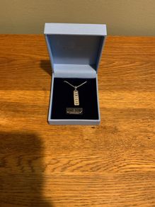 Newbridge Sliverware bar pendant clear