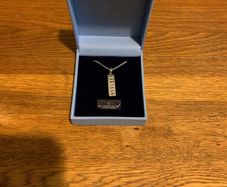 Newbridge Sliverware bar pendant clear