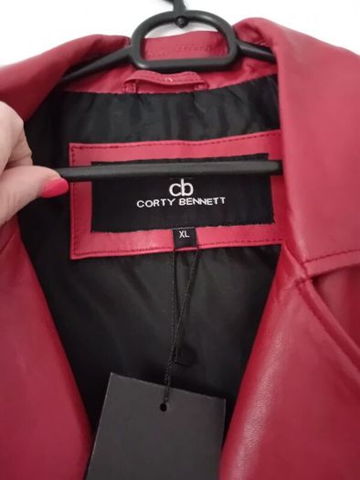 Women Genuine Leather Jacket - Spanish Designer Corty Bennett - UK 12 to 14 - BNWT RRP 450