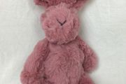 Gotz Small 8 " dusky pink plush bunny rabbit collectible