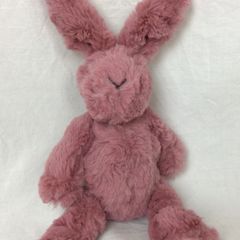 Gotz Small 8 " dusky pink plush bunny rabbit collectible