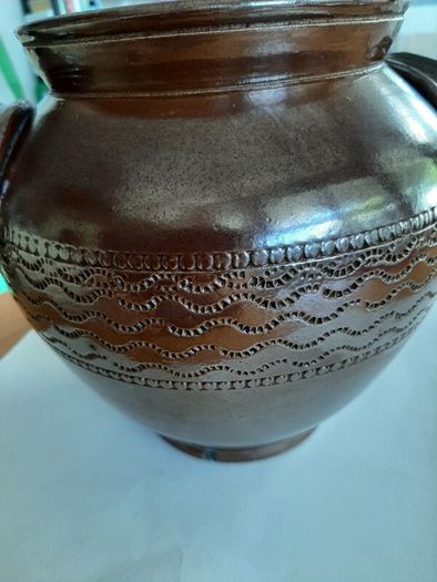Vintage glaze jar