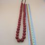 Vintage African Style White Dotted Glass Beads Strands Necklace Image 6