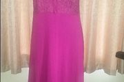 Brand new M&amp;Co maxi burgundy dress with lace size UK18/20 EUR46/48 Postage included