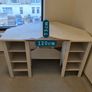Corner desk for crafting office work Image 2