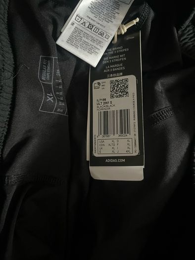 Adidas running shorts 2 in 1 size xxl xl