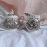 Vintage Staffordshire Royal Mail Sugar Bowl & Cream Jug . Image 2