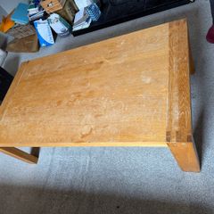 Solid Oak Coffee Table