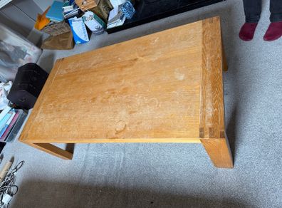 Solid Oak Coffee Table
