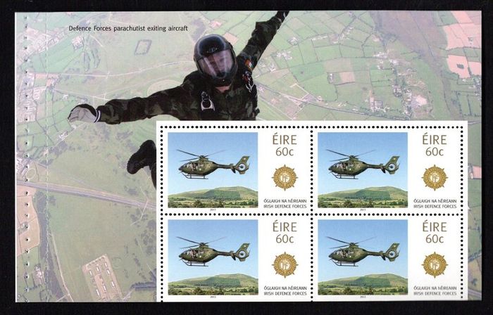 2013 Ireland Irish Defence Forces Commemorative Stamp Booklet Mint Never Hinged (MNH)