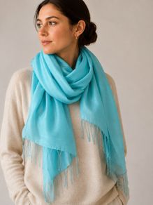 Italian silk/ wool blend scarf