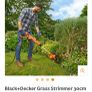 Black+Decker Corded Strimmer Image 6