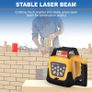 Rotary Laser Level Kit, 360 Degree Automatic Self Leveling Red Beam Horizontal Laser Transit, with Aluminum Tripod & Grade Rod, 500m Image 4