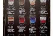 Shots Menu : Metal Sign