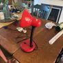 retro red lamp Image 2